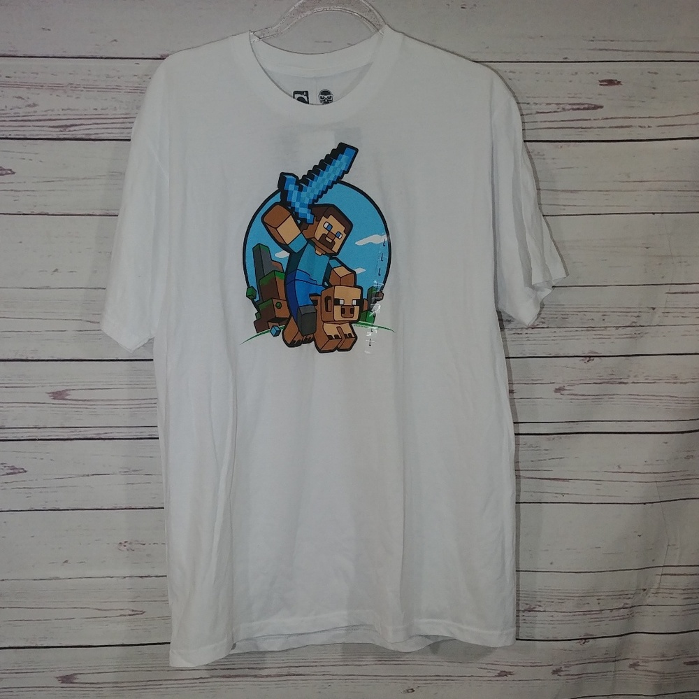 Minecraft New with Tags Short Sleeve Tee sz L